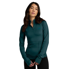 Fanatics Philadelphia Eagles Women's Elements Quarter-Zip Jacket Midnight Green