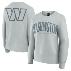 Fanatics Washington Commanders Women's Elements Pullover Sweatshirt Gray