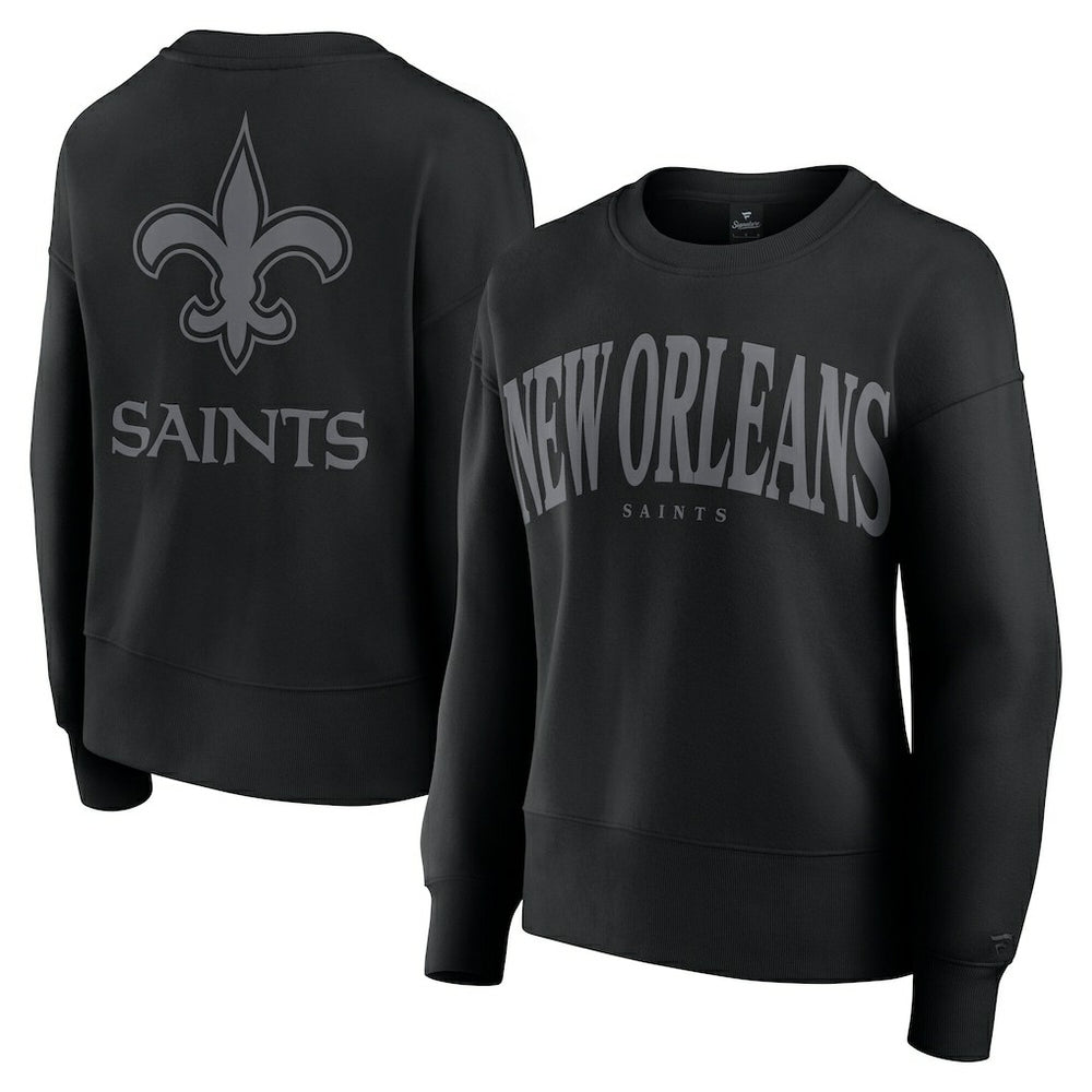 Fanatics New Orleans Saints Women's Elements Pullover Sweatshirt Black