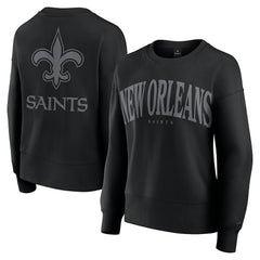 Fanatics New Orleans Saints Women's Elements Pullover Sweatshirt Black