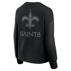Fanatics New Orleans Saints Women's Elements Pullover Sweatshirt Black