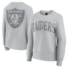 Fanatics Las Vegas Raiders Women's Elements Pullover Sweatshirt Gray