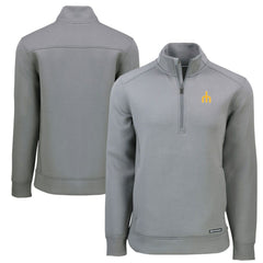 Seattle Mariners Cutter & Buck Cooperstown Collection Roam Eco Recycled Quarter-Zip Pullover - Gray - MLB Lifestyle
