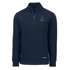 St. Louis Cardinals Cutter & Buck Cooperstown Collection Roam Eco Recycled Quarter-Zip Pullover - Navy - MLB Discount