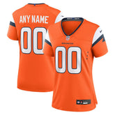 Nike Denver Broncos Women's Mile High Collection Custom Game Jersey Orange