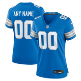 Nike Detroit Lions Women's Custom Game Jersey Blue