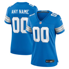 Nike Detroit Lions Women's Custom Game Jersey Blue