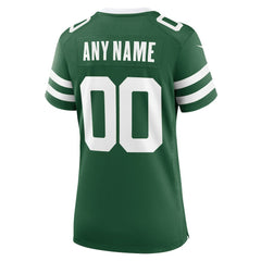 Nike New York Jets Women's Custom Game Jersey Legacy Green