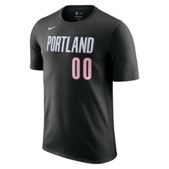 Scoot Henderson Portland Trail Blazers Icon Edition Name & Number T-Shirt Black | Nike for sale