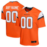 Nike Denver Broncos Youth Mile High Collection Custom Game Jersey Orange