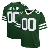 Nike New York Jets Youth Custom Game Jersey Legacy Green