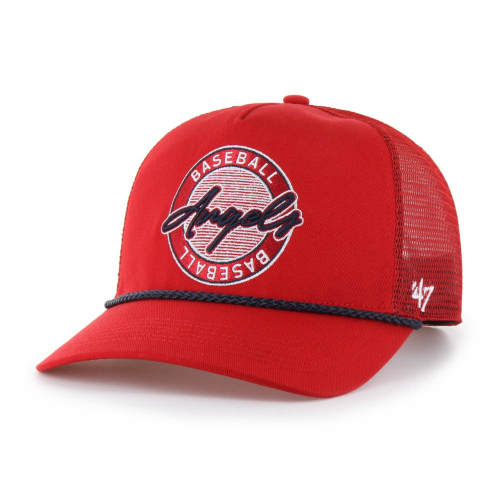 Los Angeles Angels '47 Promenade Hitch Adjustable Hat - Red - 47 brand Lifestyle