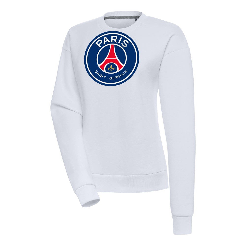 Paris Saint-Germain Women's Takeover Crewneck Pullover Sweatshirt White