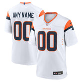 Nike Denver Broncos Mile High Collection Custom Game Jersey White