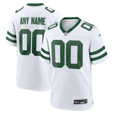 Nike New York Jets Custom Game Jersey Legacy White