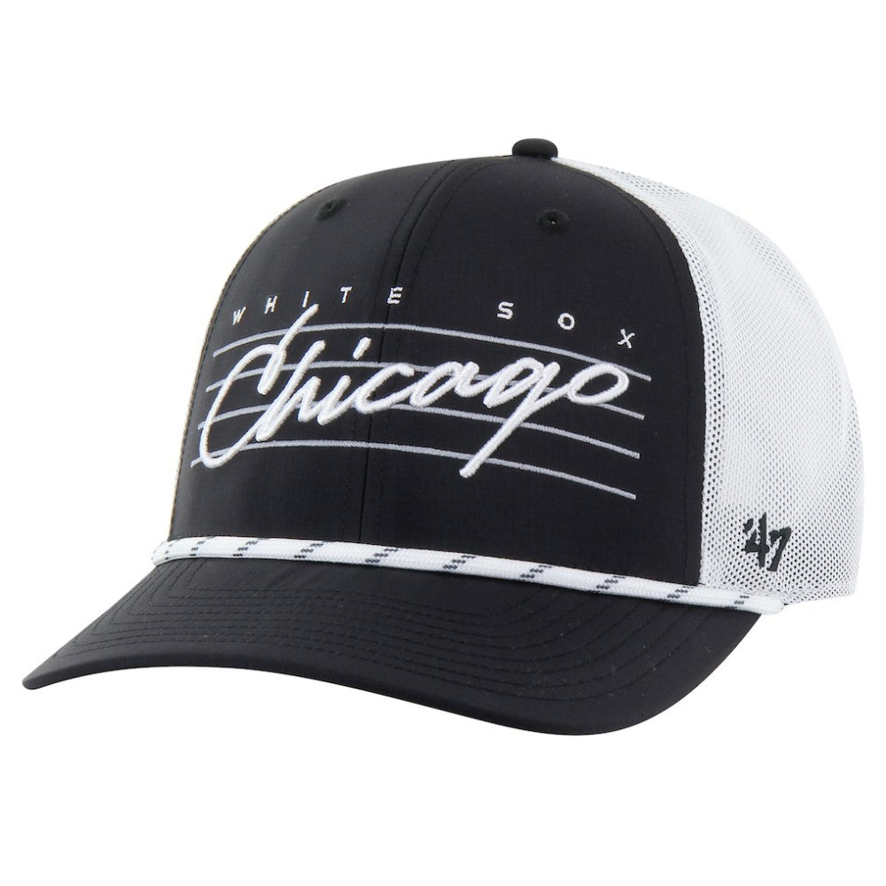 Chicago White Sox '47 Downburst Trucker Adjustable Hat - Black - 47 brand on Sale