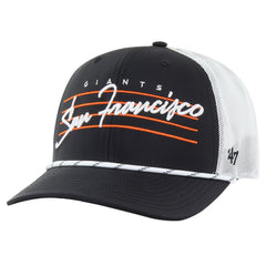 San Francisco Giants '47 Downburst Trucker Adjustable Hat - Black - 47 brand Online