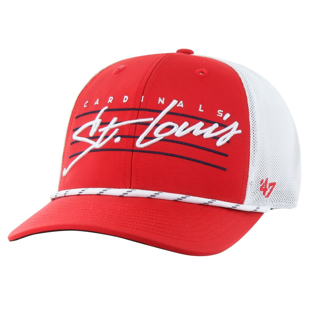 St. Louis Cardinals '47 Downburst Trucker Adjustable Hat - Red - 47 brand Online
