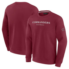 Fanatics Washington Commanders Unisex Elements Unlimited Fleece Pullover Sweatshirt Burgundy