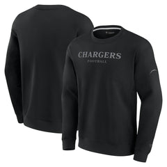 Fanatics Los Angeles Chargers Unisex Elements Unlimited Fleece Pullover Sweatshirt Black