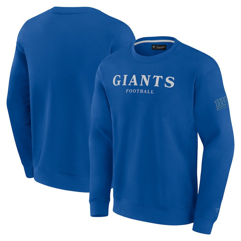 Fanatics New York Giants Unisex Elements Unlimited Fleece Pullover Sweatshirt Royal