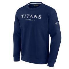 Fanatics Tennessee Titans Unisex Elements Unlimited Fleece Pullover Sweatshirt Navy