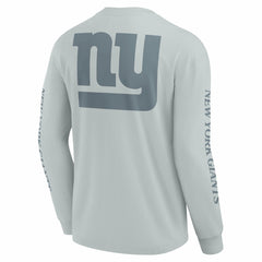 Fanatics New York Giants Unisex Elements Strive Long Sleeve T-Shirt Gray
