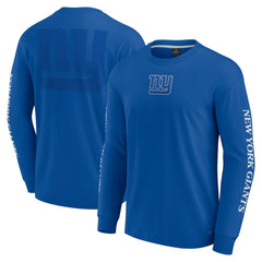 Fanatics New York Giants Unisex Elements Strive Long Sleeve T-Shirt Royal