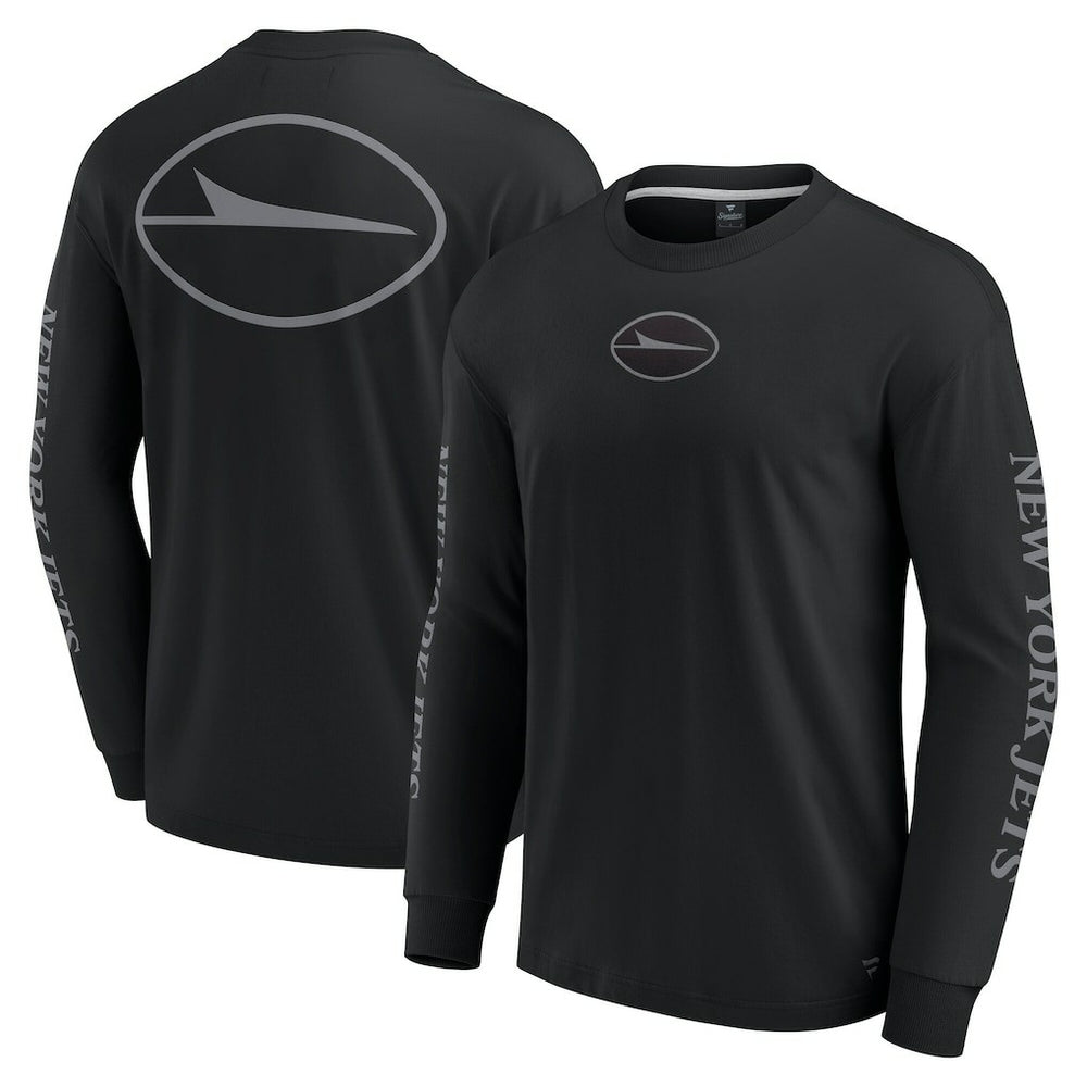 Fanatics New York Jets Unisex Elements Strive Long Sleeve T-Shirt Black