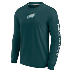 Fanatics Philadelphia Eagles Unisex Elements Strive Long Sleeve T-Shirt Midnight Green