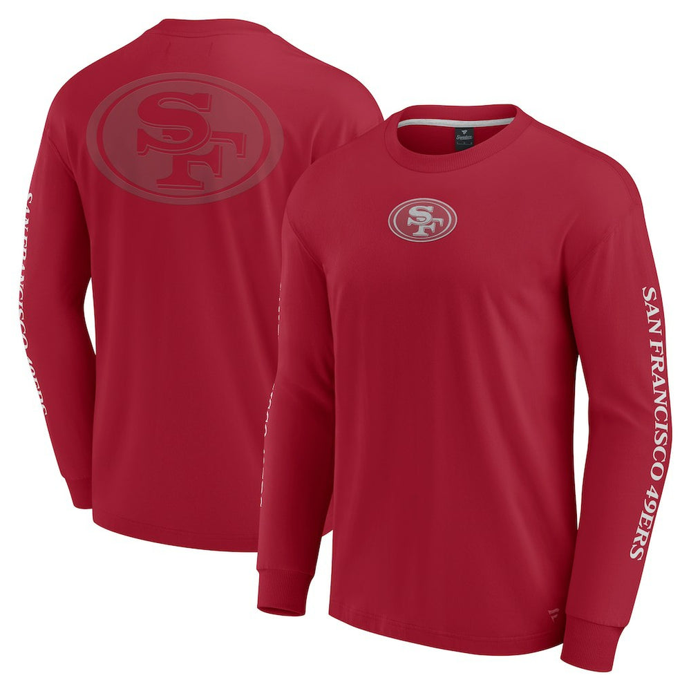 Fanatics San Francisco 49ers Unisex Elements Strive Long Sleeve T-Shirt Scarlet