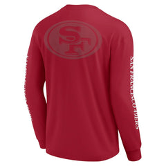 Fanatics San Francisco 49ers Unisex Elements Strive Long Sleeve T-Shirt Scarlet