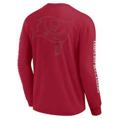 Fanatics Tampa Bay Buccaneers Unisex Elements Strive Long Sleeve T-Shirt Red