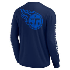 Fanatics Tennessee Titans Unisex Elements Strive Long Sleeve T-Shirt Navy