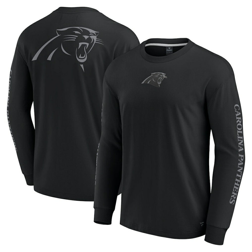 Fanatics Carolina Panthers Unisex Elements Strive Long Sleeve T-Shirt Black