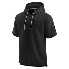 Fanatics Miami Dolphins Unisex Elements Ready Short Sleeve Pullover Hoodie Black