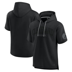 Fanatics Cleveland Browns Unisex Elements Ready Short Sleeve Pullover Hoodie Black