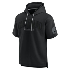 Fanatics Cleveland Browns Unisex Elements Ready Short Sleeve Pullover Hoodie Black