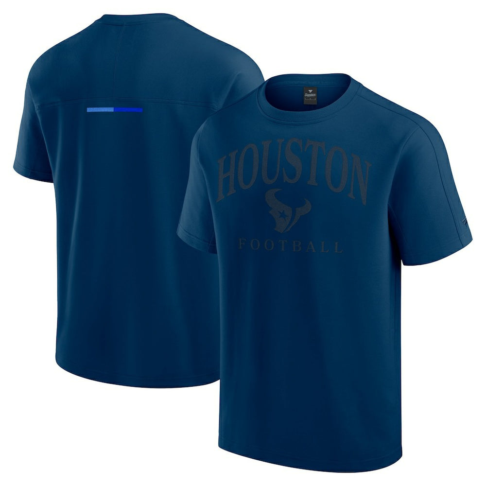 Fanatics Houston Texans Unisex Elements Flex Tri-Blend T-Shirt Navy