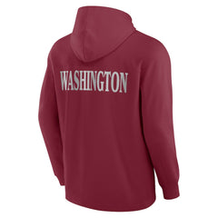 Fanatics Washington Commanders Elements Blaze Tri-Blend Long Sleeve Hoodie T-Shirt Burgundy