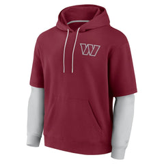 Fanatics Washington Commanders Unisex Sleek Elements Pullover Hoodie Burgundy
