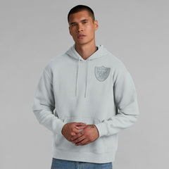Fanatics Las Vegas Raiders Unisex Sleek Elements Pullover Hoodie Gray