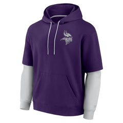 Fanatics Minnesota Vikings Unisex Sleek Elements Pullover Hoodie Purple