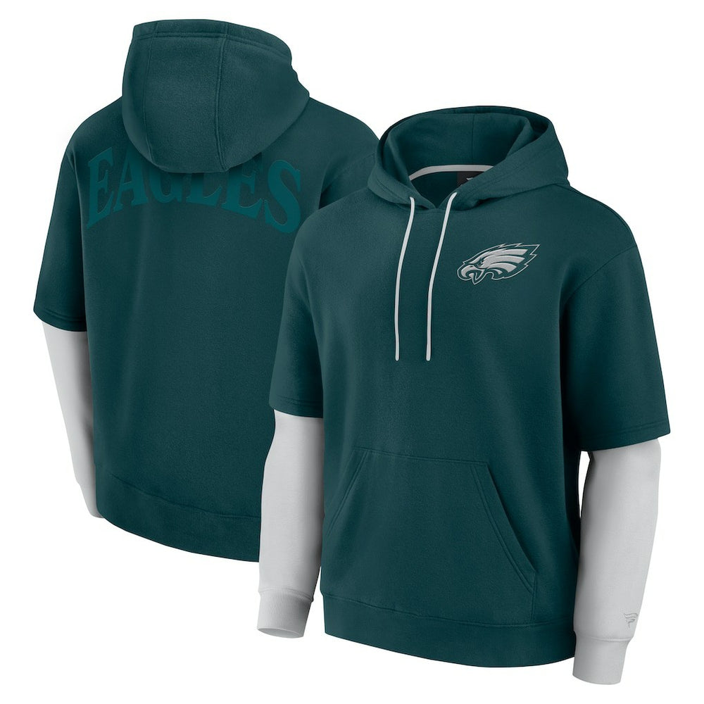 Fanatics Philadelphia Eagles Unisex Sleek Elements Pullover Hoodie Green