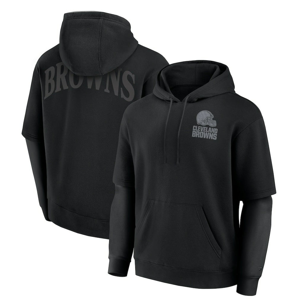 Fanatics Cleveland Browns Unisex Sleek Elements Pullover Hoodie Black