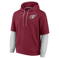 Fanatics Arizona Cardinals Unisex Sleek Elements Pullover Hoodie Cardinal