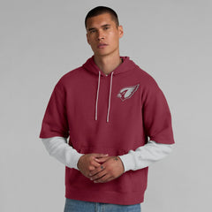 Fanatics Arizona Cardinals Unisex Sleek Elements Pullover Hoodie Cardinal