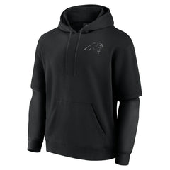 Fanatics Carolina Panthers Unisex Sleek Elements Pullover Hoodie Black