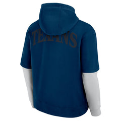 Fanatics Houston Texans Unisex Sleek Elements Pullover Hoodie Navy