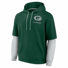 Fanatics Green Bay Packers Unisex Sleek Elements Pullover Hoodie Green